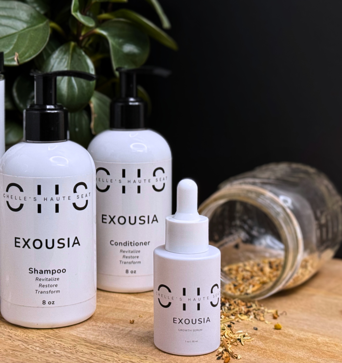 hair growth serum and hair growth shampoo treatment