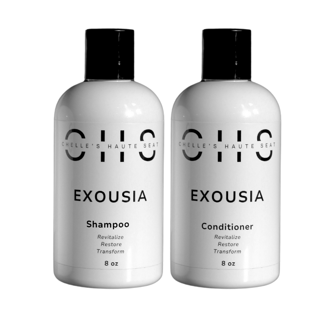 Exousia Hair Growth Shampoo duo
