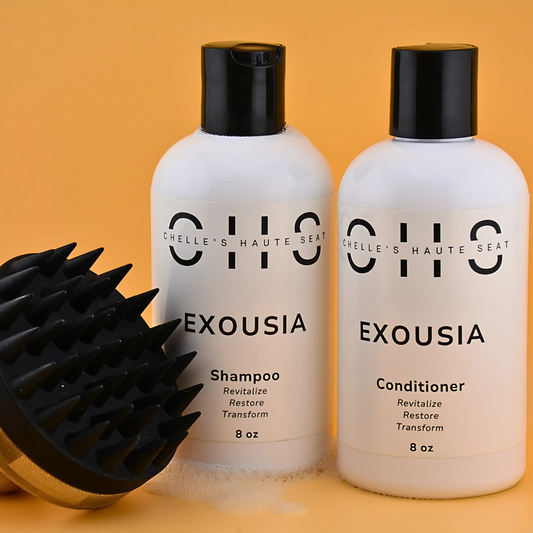 Exousia Hair Growth Shampoo duo